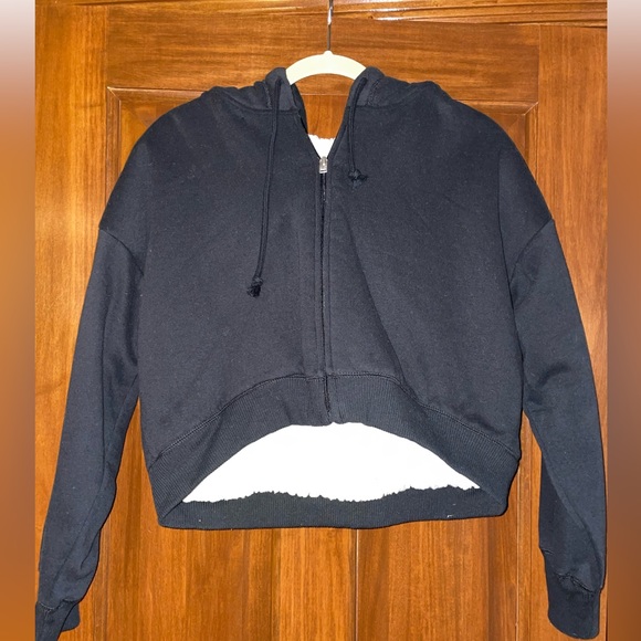 Hollister Jackets & Blazers - Hollister Sherpa Lined Cropped Jacket